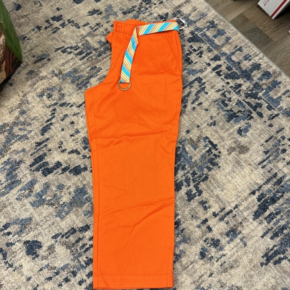Capri Lauren pants with belt - Picture 2 of 4